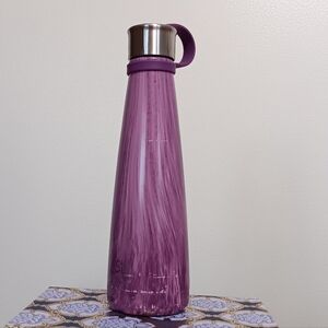 Sip by S'well Stainless Steel Screw-on Leak Proof Top Water Bottle Purple 15 Oz